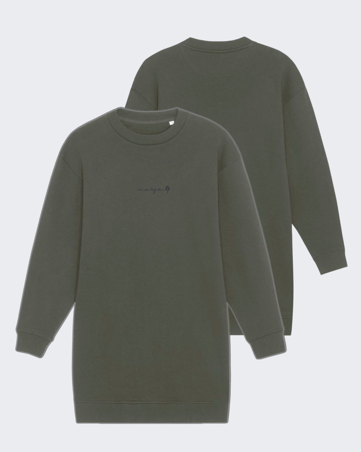 Sweater-Kleid "Khaki"