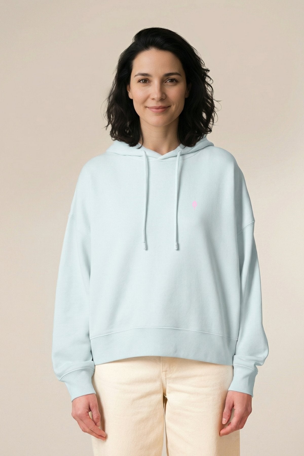 Damen-Hoodie "Ice Blue" - Oversize