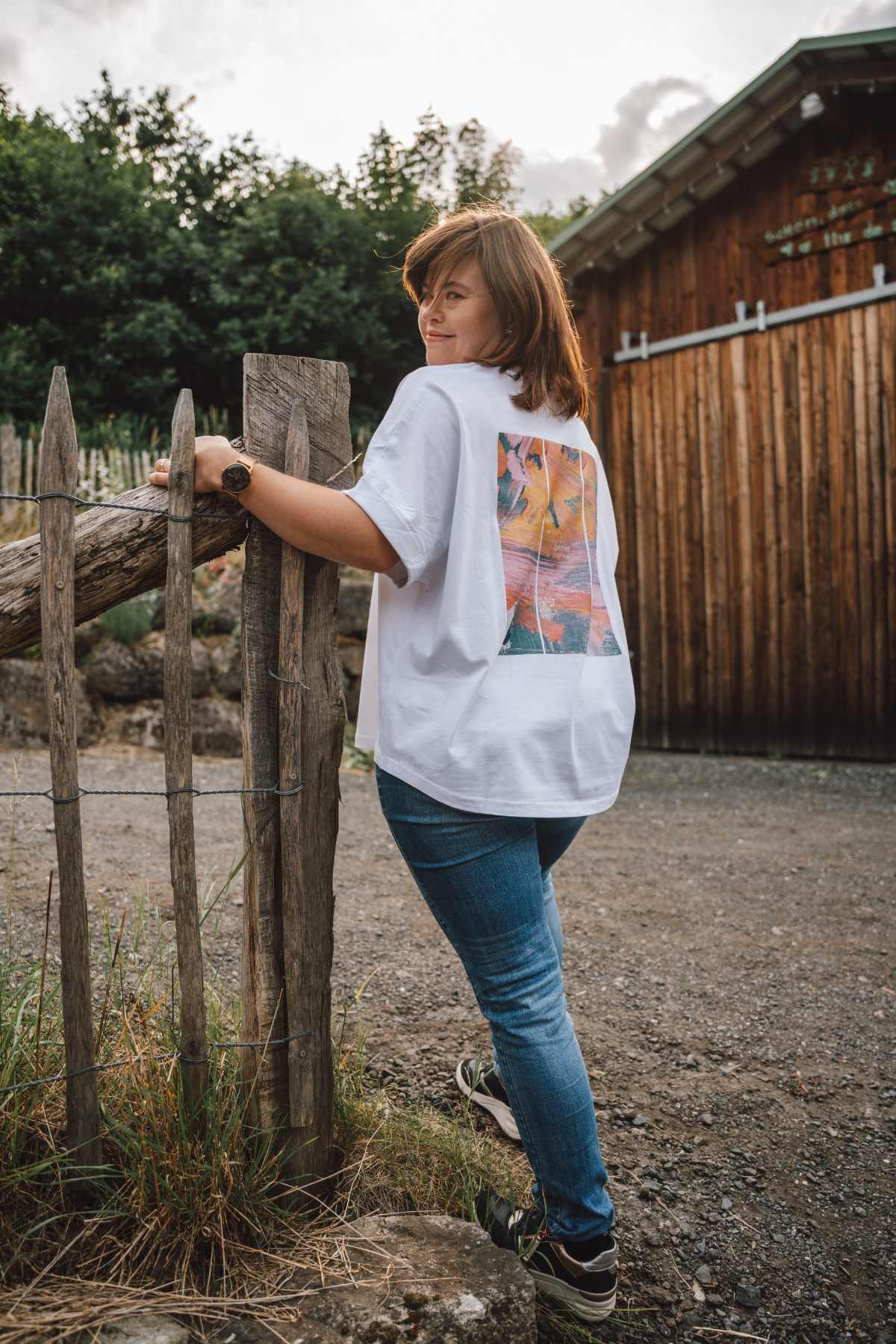 Boxy-Shirt "White" - together