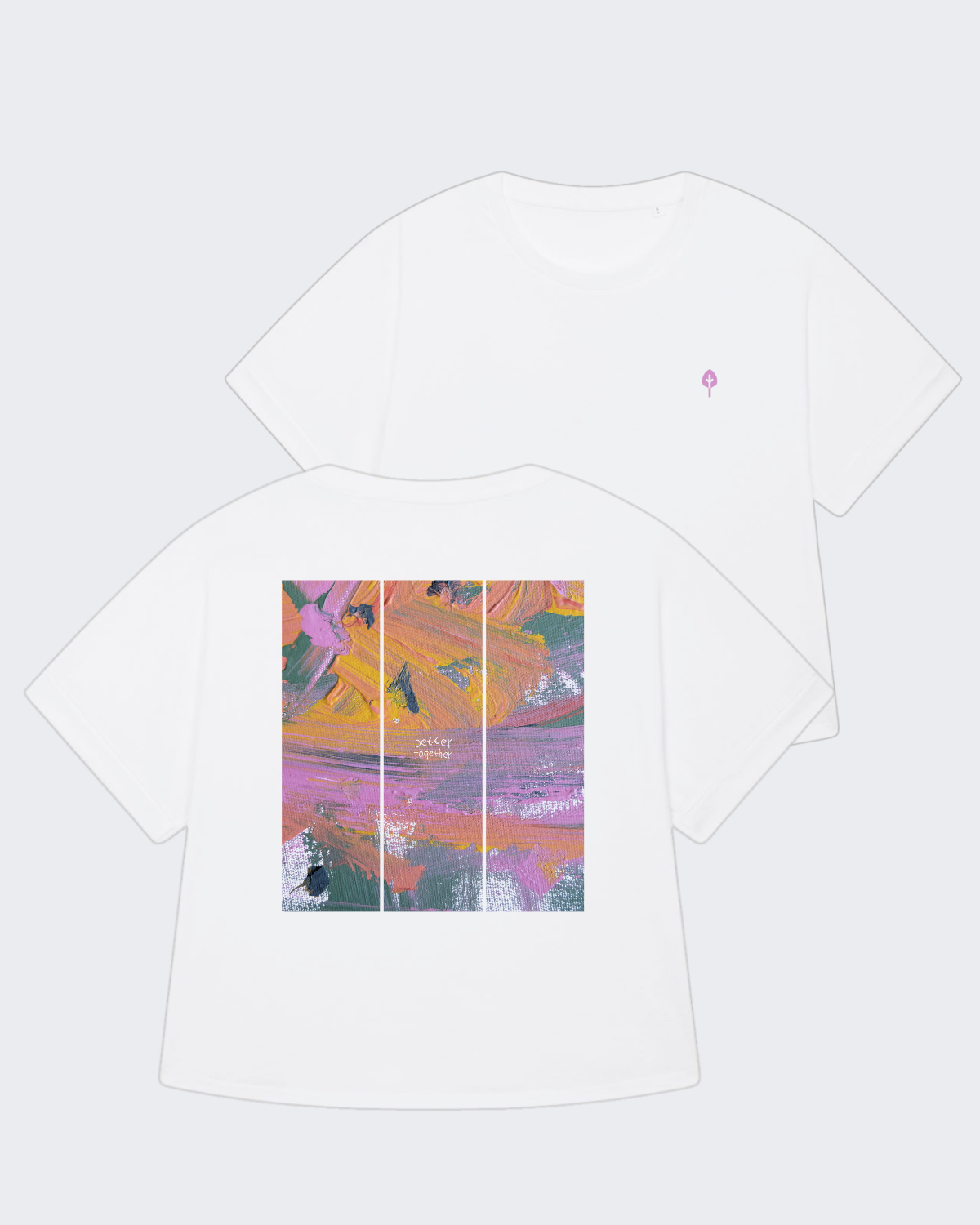 Boxy-Shirt "White" - together