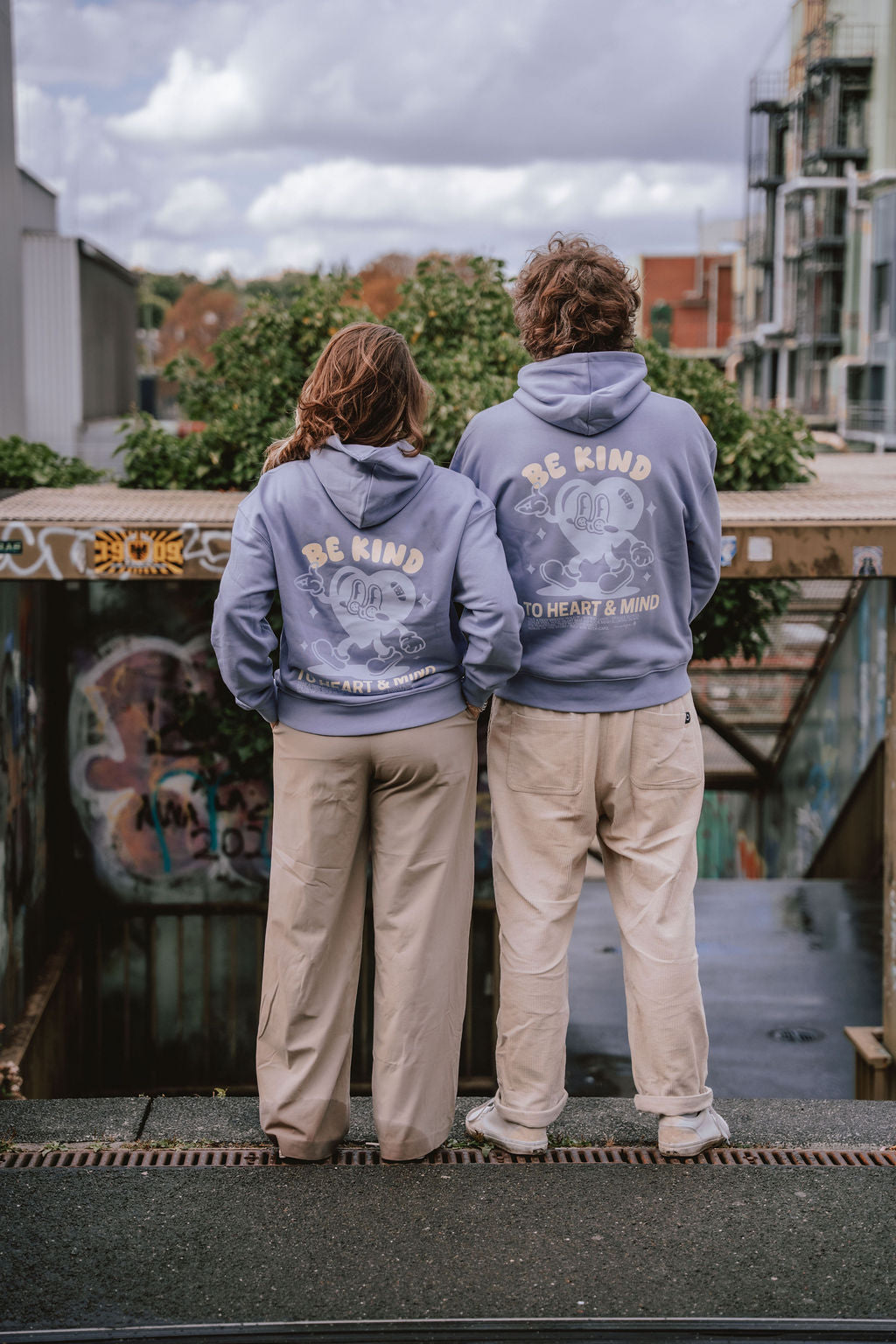 Oversize-Hoodie "Violet"- Heart & Mind
