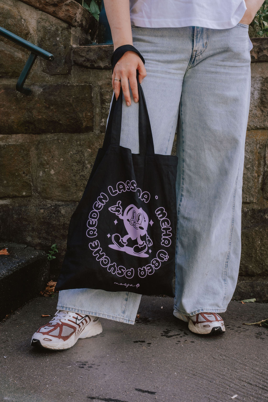 Geschenk-Set Heart & Mind (Boxy Shirt + Tasche)