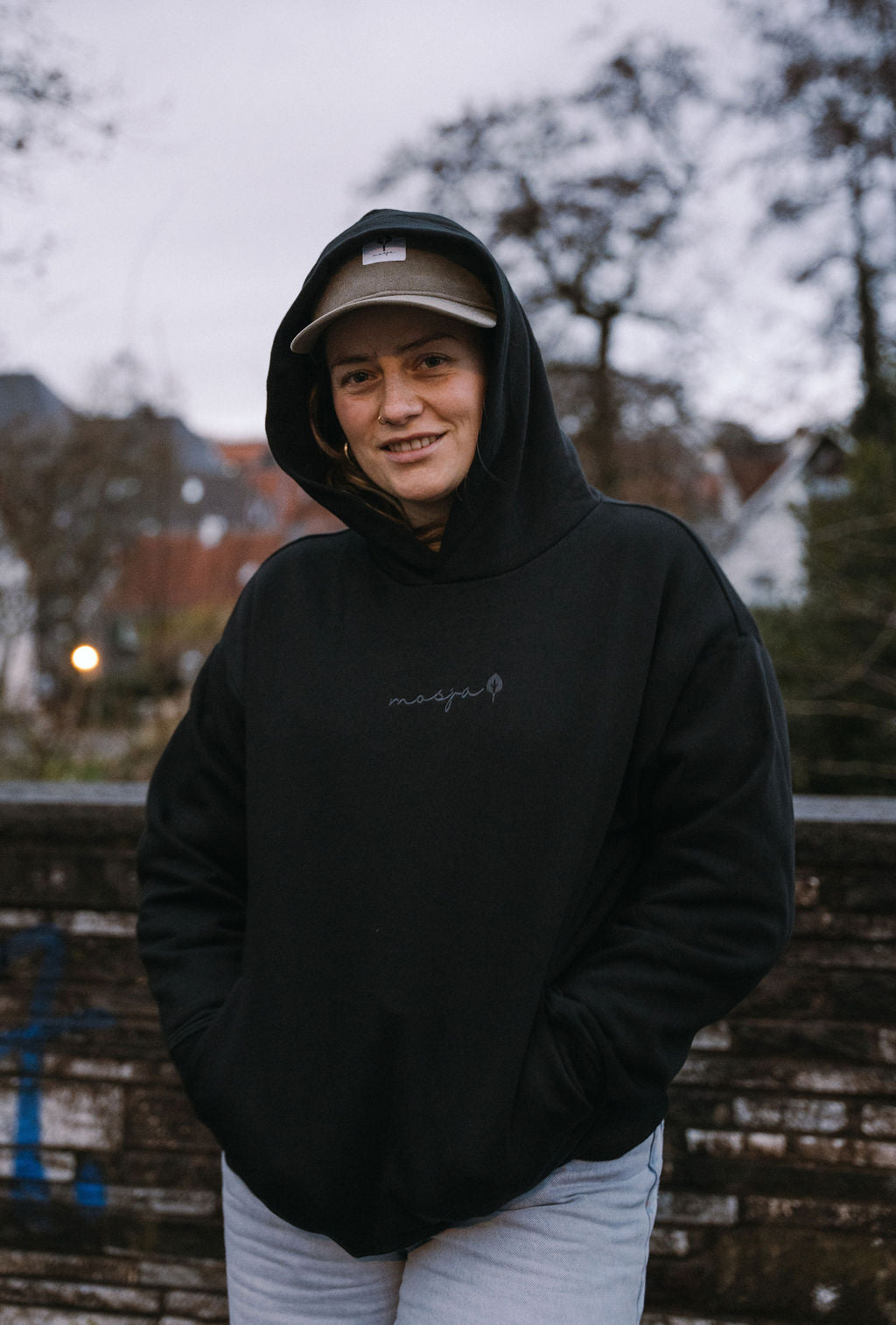 Oversize-Hoodie "Black"