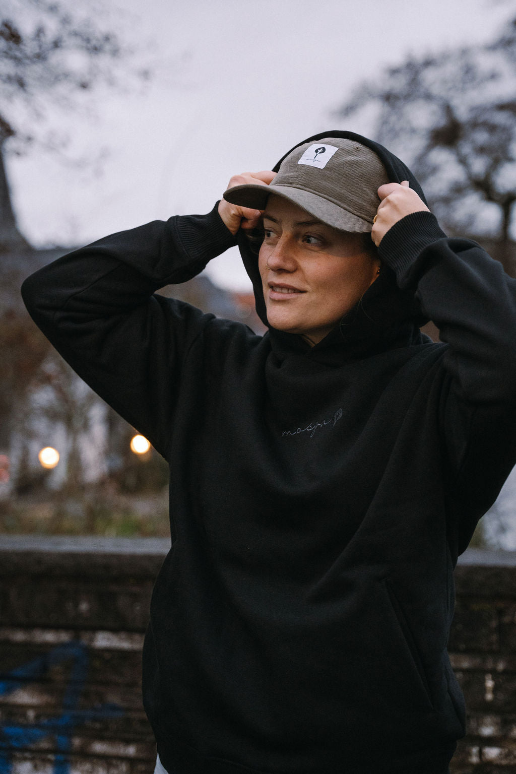 Oversize-Hoodie "Black"