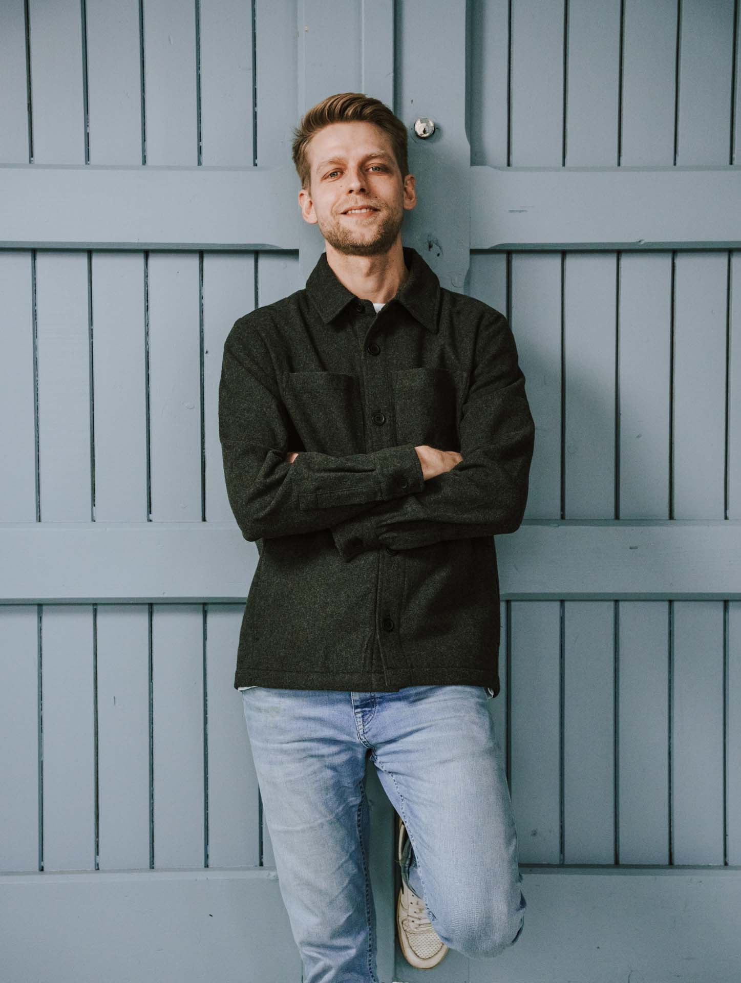 Hemdjacke "Dark Grey"