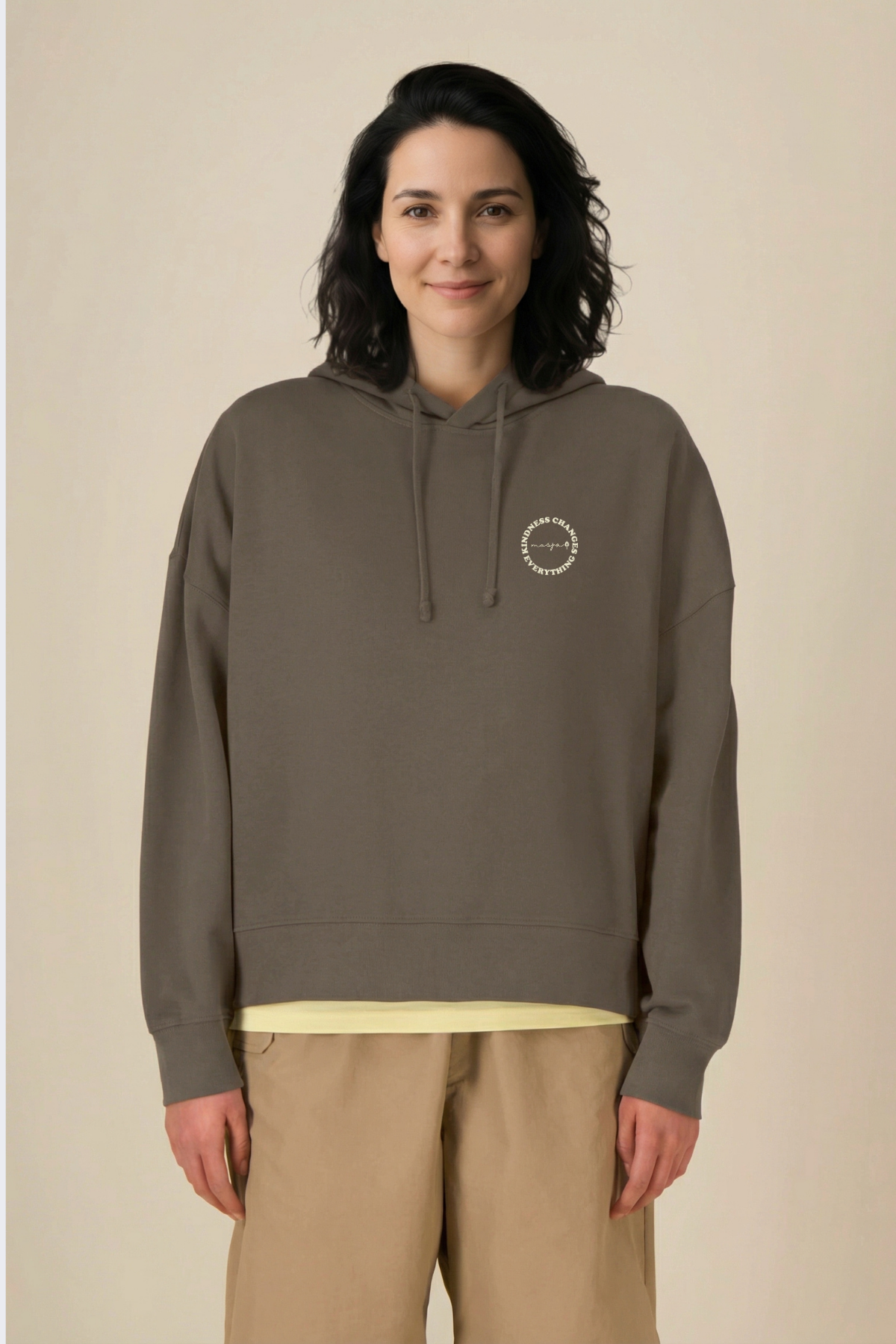 Damen-Hoodie "Mocha" - Oversize