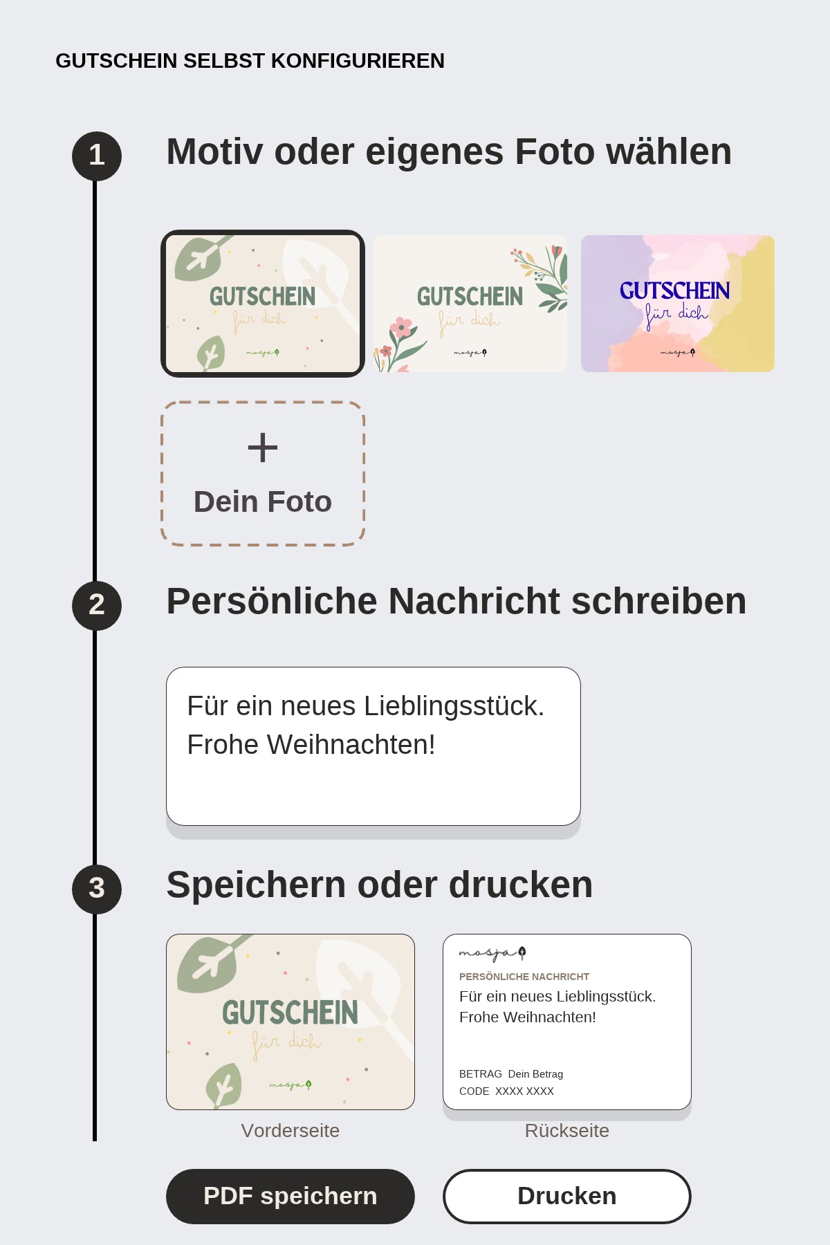 Geschenk-Gutschein (Print at Home)