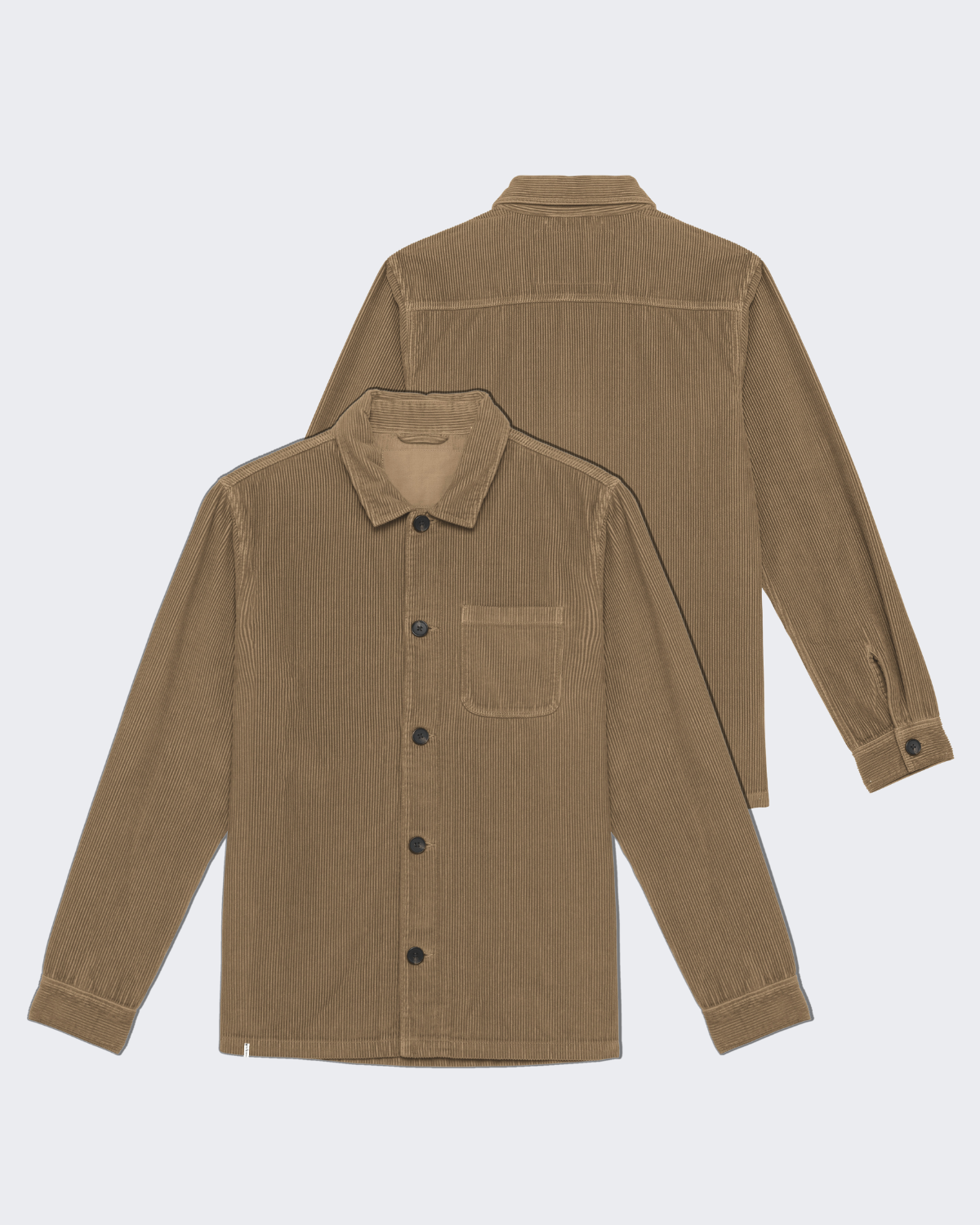 Kord-Hemdjacke "Camel"