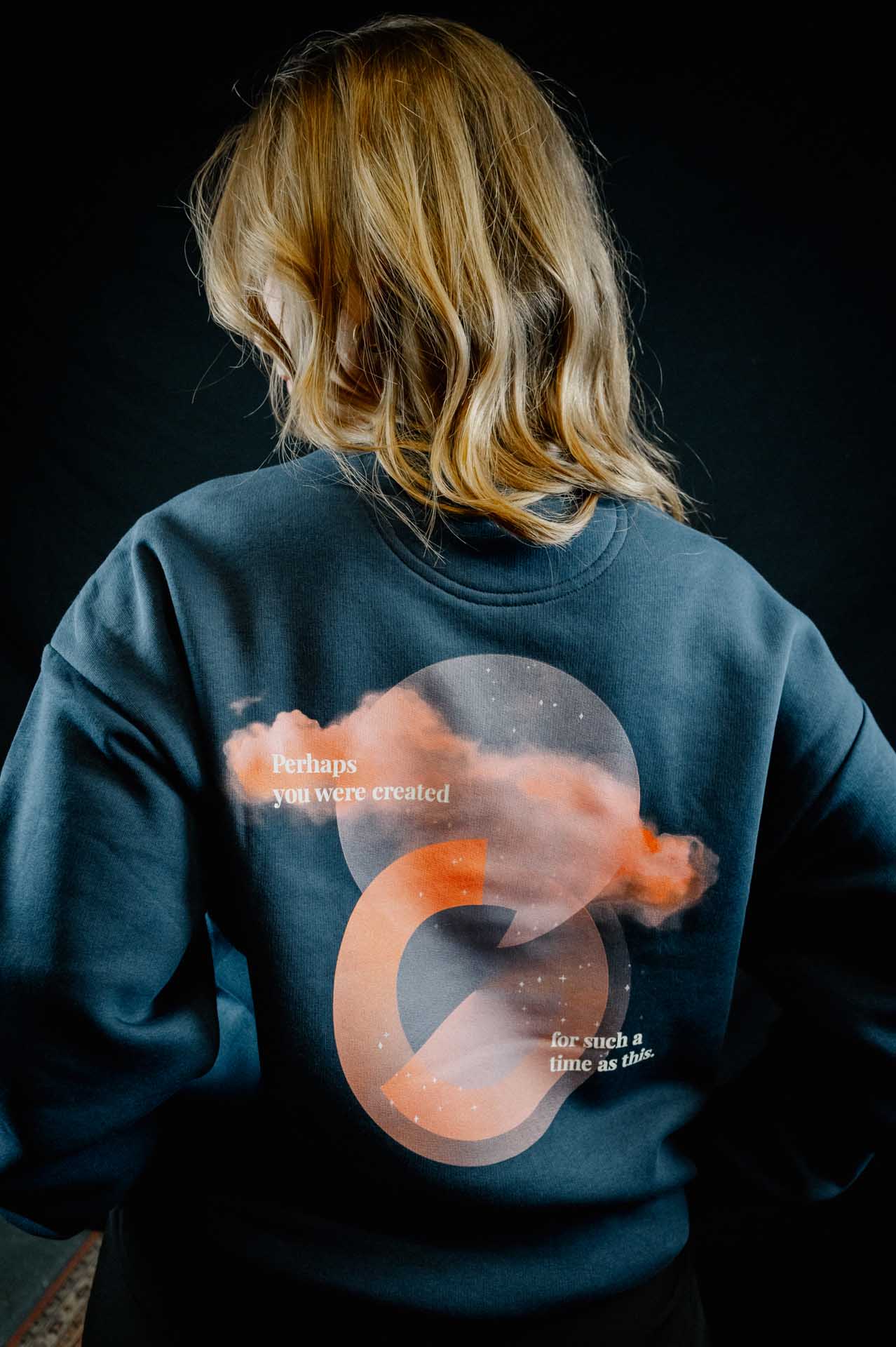 Oversize-Sweater "Navy Blue" - Iconic