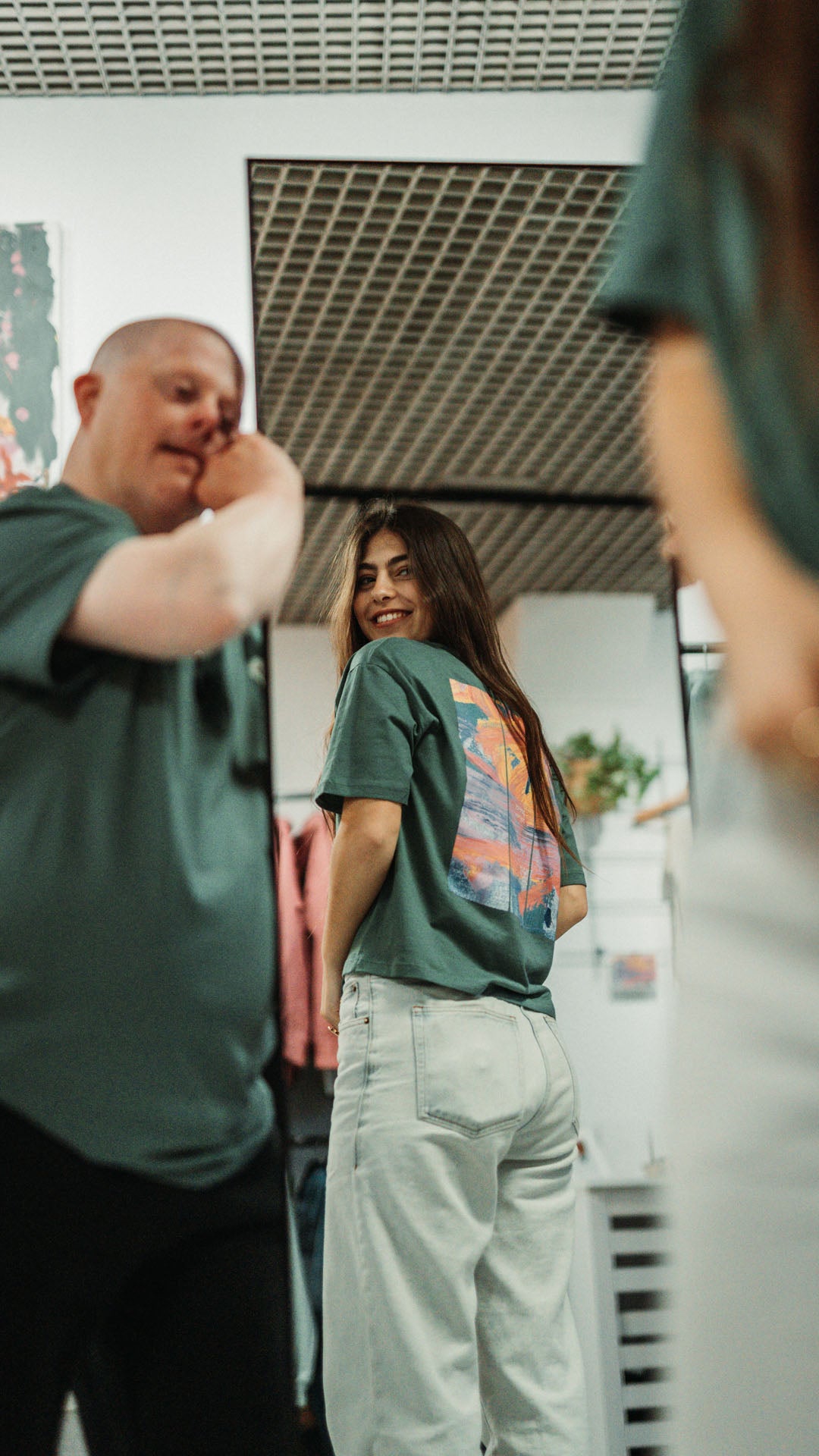 Crop-Shirt "Green" Together