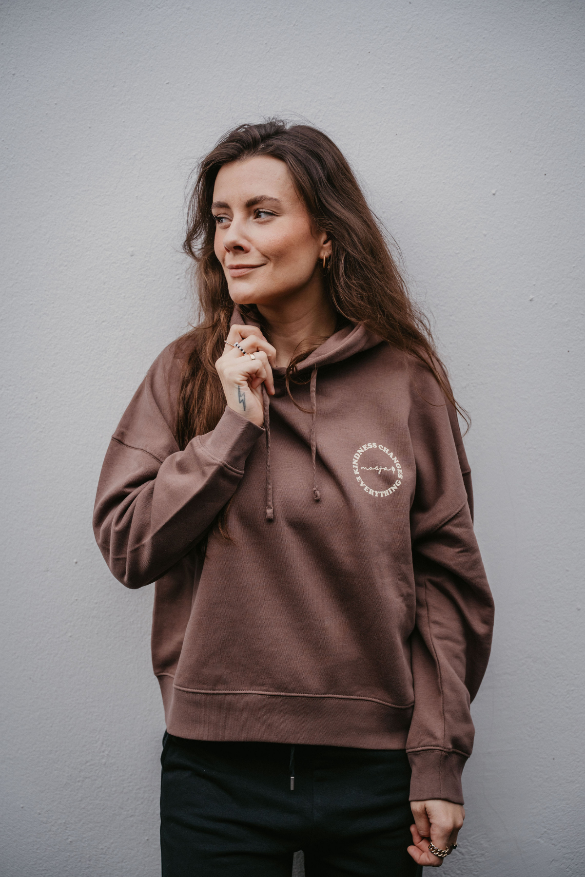 Damen-Hoodie "Mocha" - Oversize
