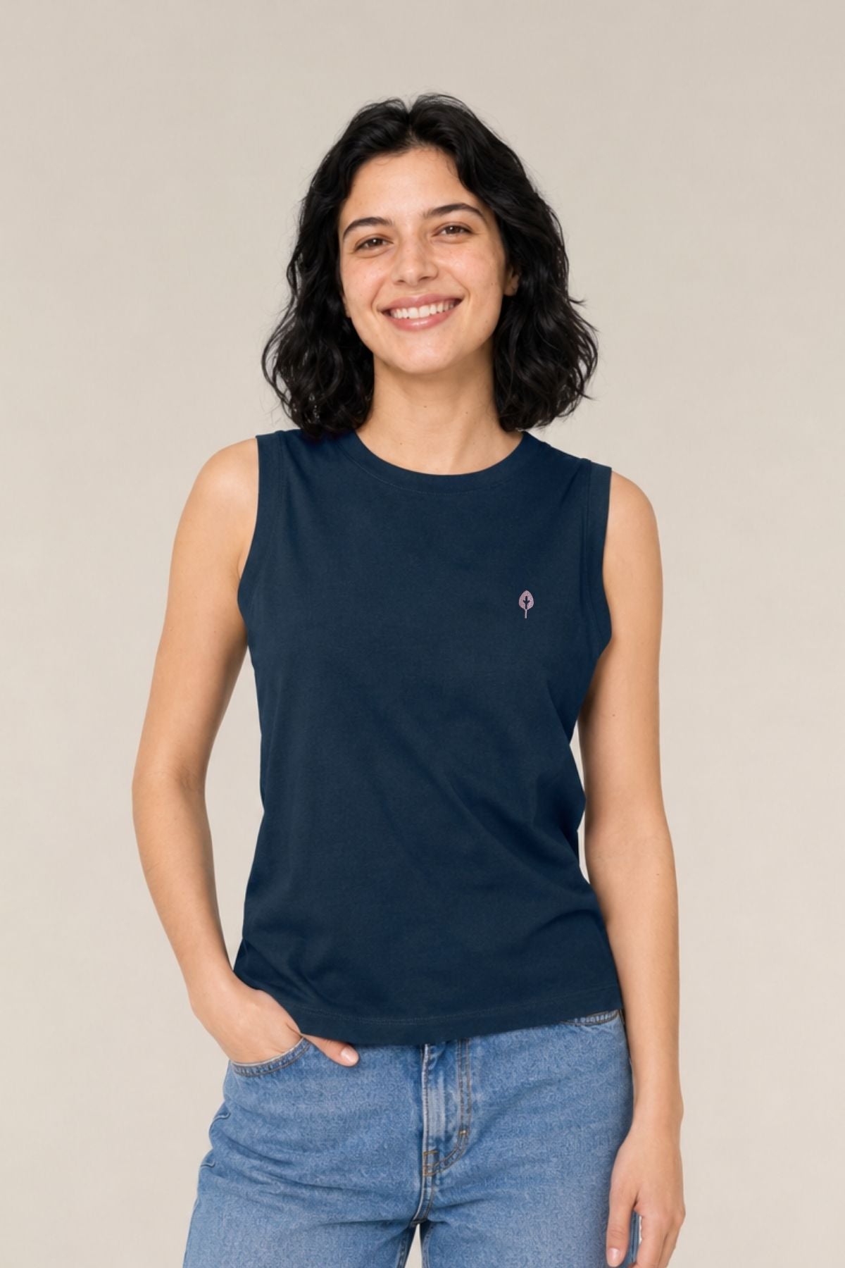 Damen-Top "Navy Blue"