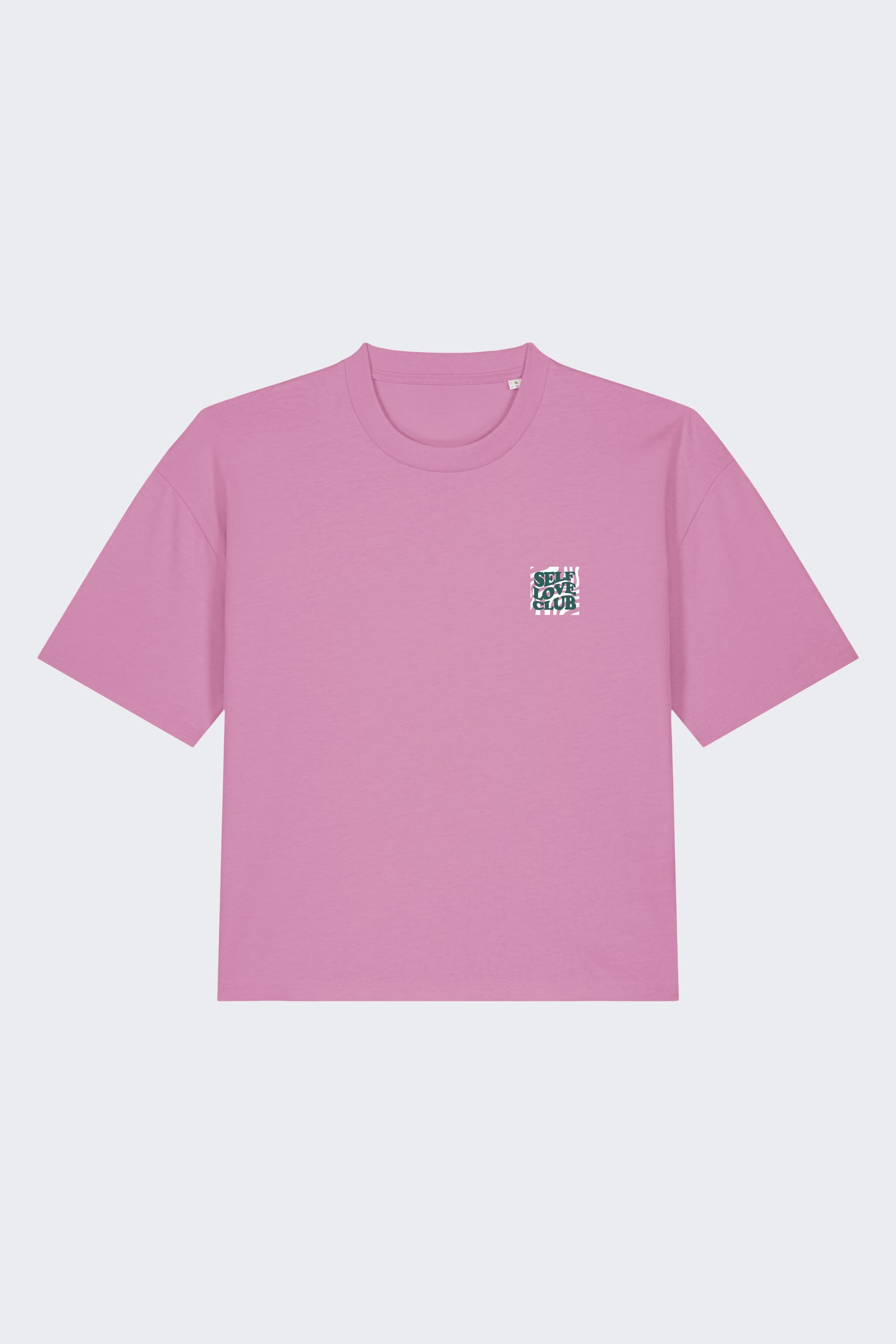 Crop-Shirt "Bubble-Pink" - Self Love