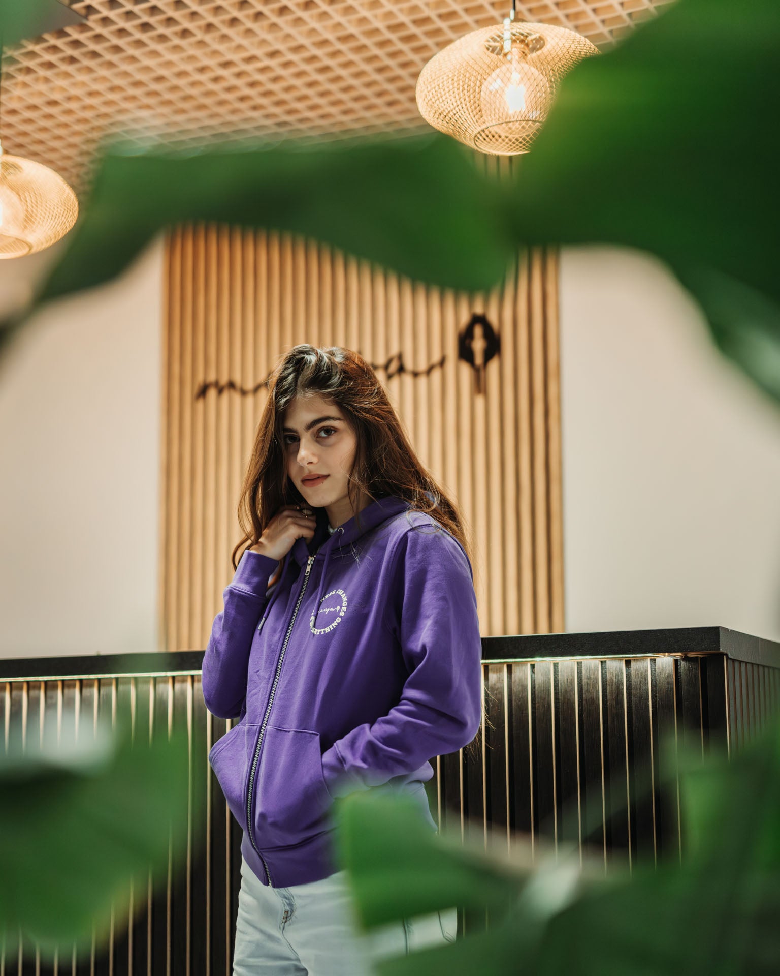 Zip-Hoodie "Purple" - Kindness