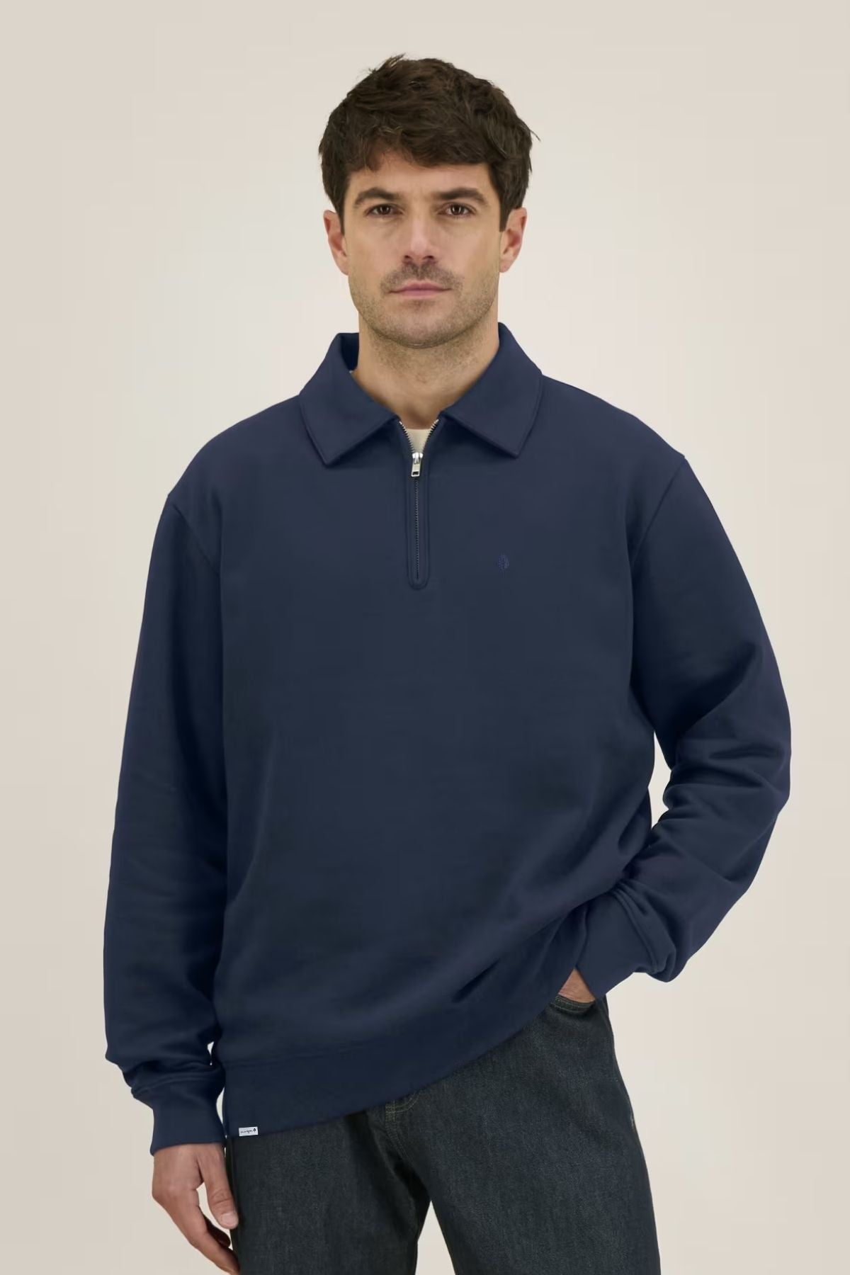 Half-Zip Polo Sweater