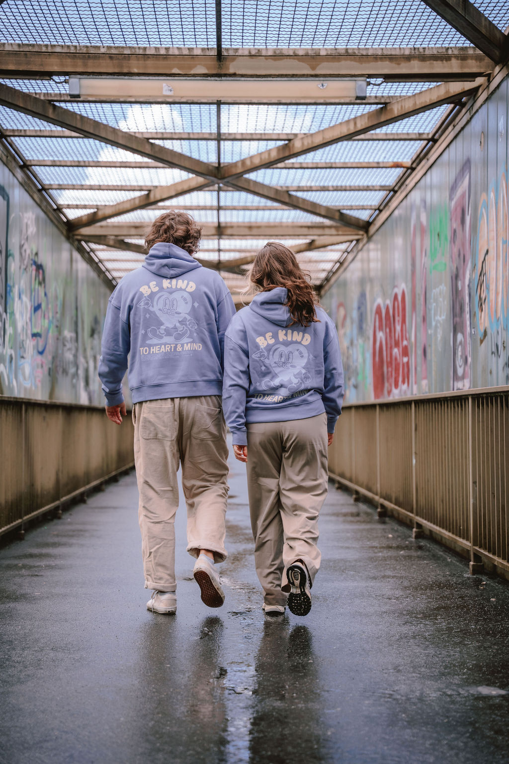 Oversize-Hoodie "Violet"- Heart & Mind