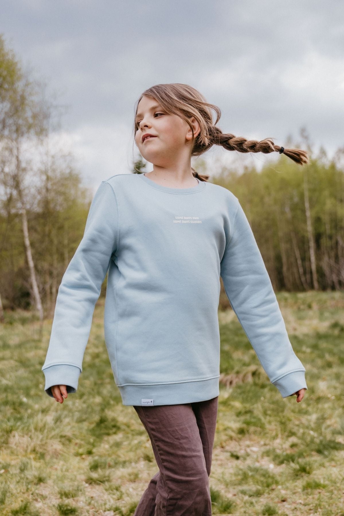 Kids Sweater Feelings - Stone Blue