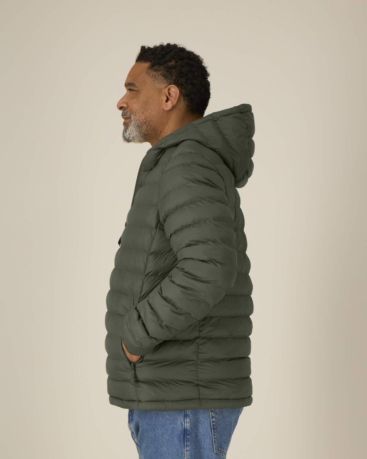 Stepp-Jacke mit Kapuze