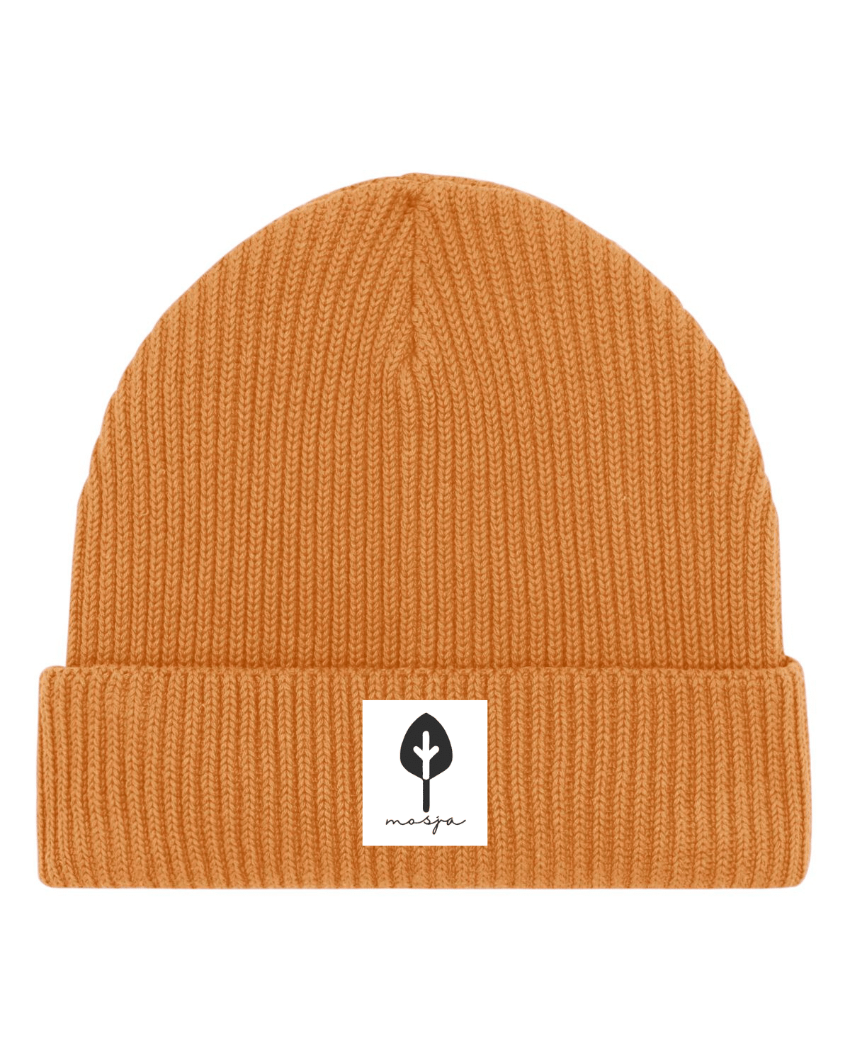 Fisherman-Beanie "Herbst-Orange"